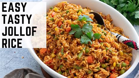Easiest Tasty Cameroonian Jollof Rice African Food Well And Tasty YouTube