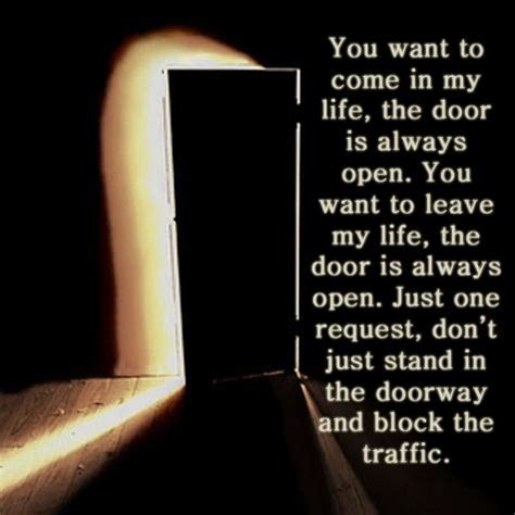 I'm feeling a little, ooh, anxious if you know what i mean. You want to come in my life, the door is always open. You ...