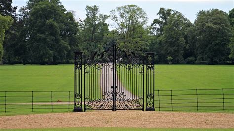 Country Home Gate Stock Photo Image Of Gate Gates Driveway 44612200