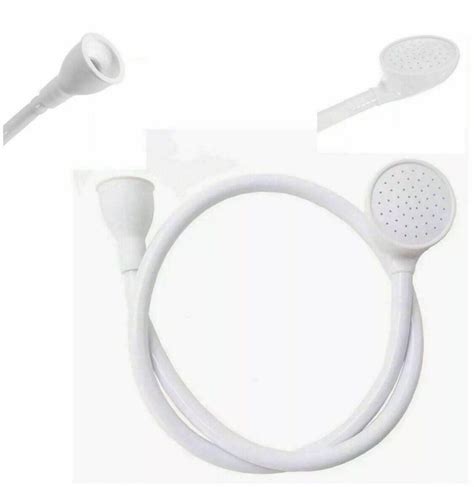 Double Single Tap Shower Spray Hose Bath Pipe Tub Sink Attachment Head