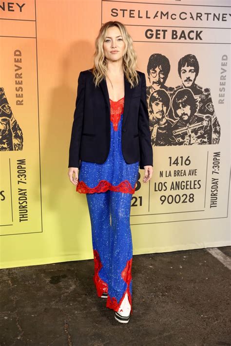 Kate Hudson At Stella Mccartney X The Beatles Get Back Collection