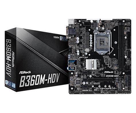 Asrock B360m Hdv