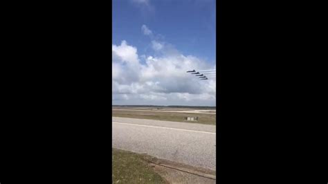 Blue Angels First Pensacola Museum Practice Draws Huge Crowd