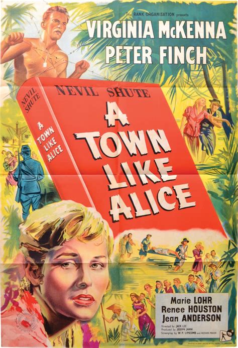 A Town Like Alice Original Uk One Sheet Poster For The 1956 Film By