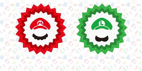 Mario And Luigi Instant Disguise Kit Printable Hats And Mustaches
