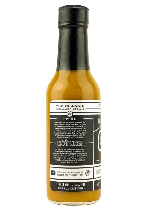 The Classic Pepper X Edition Hot Ones Hot Sauce Heatonist