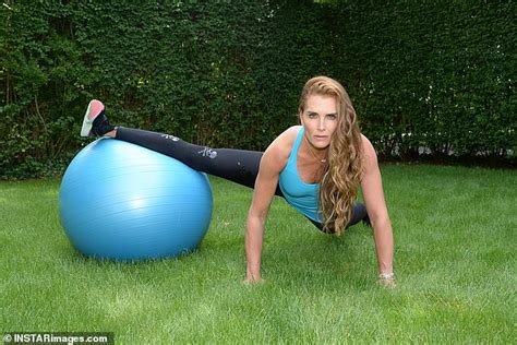 Brooke Shields Shows Off Athletic Physique As She Champions At Home