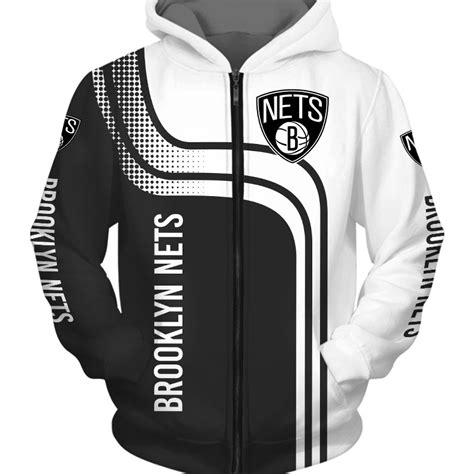 Display your spirit with officially licensed brooklyn nets sweatshirts in a variety of styles from the ultimate sports. Brooklyn Nets hoodie 3D cheap basketball Sweatshirt for ...