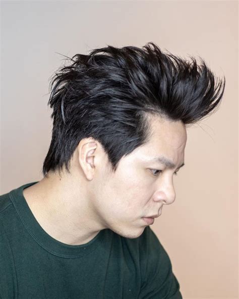 Asian Medium Length Hairstyles Male Spadai Magingii