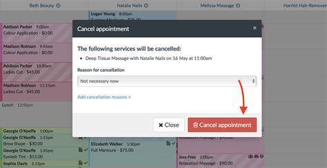 How To Cancel Or Delete An Appointment Timely Help Docs