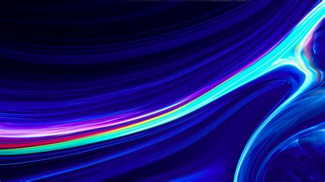 Abstract Blue Led 4k Kt  3840×2160