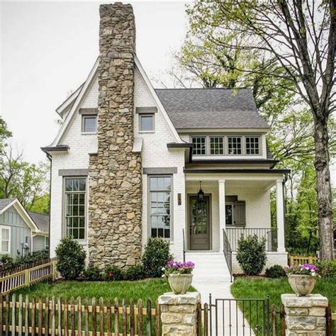 Front door colors, walkways, landscaping, and other exterior entryway ideas should all work together to create an these newly remodeled home exteriors demonstrate entryway designs that maximize curb appeal and beckon guests inside. Pin by Margaret Moller on Home in 2020 | Stone chimney ...