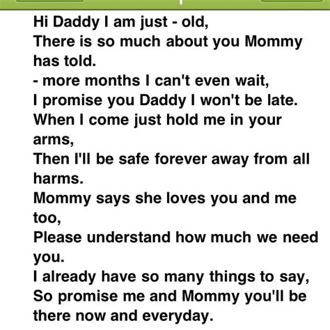 Daddy Quotes For Unborn Baby Quotesgram