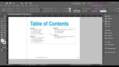 How To Make Automatic Table Of Contents In Indesign Brokeasshome