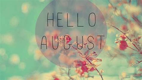 Hello August In Colorful Background HD August Wallpapers | HD ...