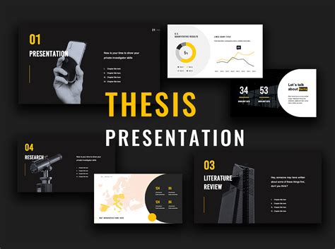 Free Thesis Presentation Powerpoint Template Printable Templates