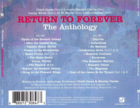 Return To Forever The Anthology Cd Opus3a