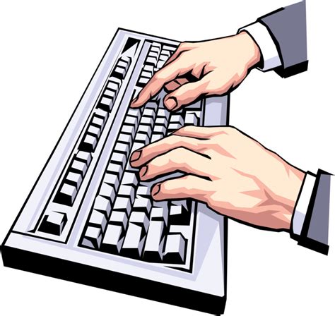 Keyboard Vector Png Typing Clip Art Transparent Cartoon Jing Fm My