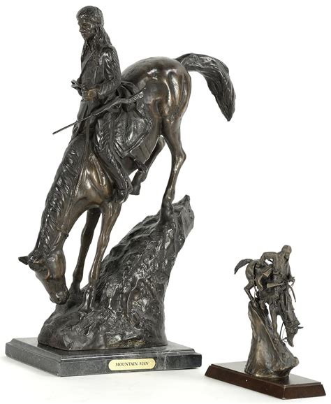 Two Frederic Remington Bronze Statues Rock Island Auction