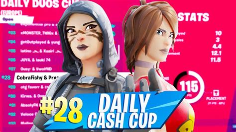 How We Placed 28th In Fortnites Daily Duos Cup Youtube