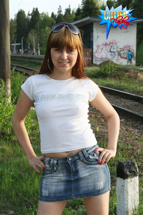 Teen Beauty Hits Railway Crossing And Strips There Porn Pictures Xxx Photos Sex Images
