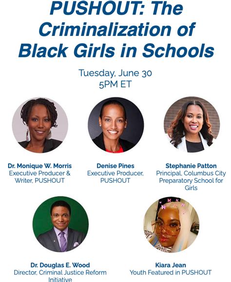Pushout The Criminalization Of Black Girls In Schools The Aspen Institute