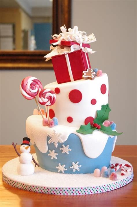 For my surprise a same type of cake with extremely similar photo has popped up for me. 31+ Super Easy Christmas Cake Decorating Ideas You'll Love ...