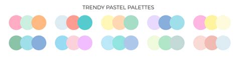 Color Palette Swatches Milky Pastel Graphic By Rujstock