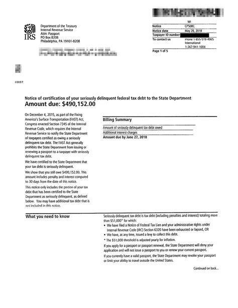 Tax Letters | Washington Tax Services