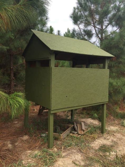 Easy And Cheap Homemade Deer Blind Big Deer