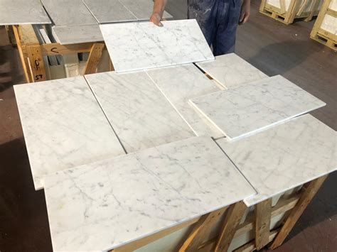 Carrara Marble Honed Tiles Archivi Acemar
