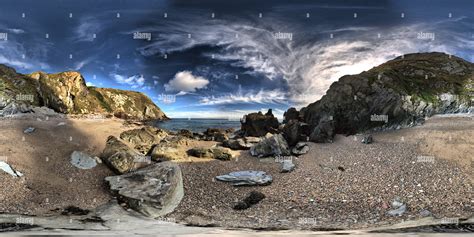 360° View Of Little Bay And Beach In Howth Head Alamy