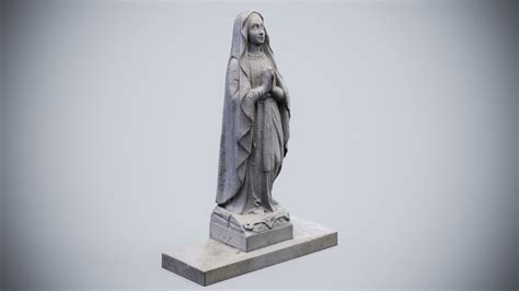 Statue Of Mary Magdalene 3d Model Cgtrader
