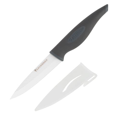 Savannah Ceramic Utility Knife Black 9cm Peters Of Kensington
