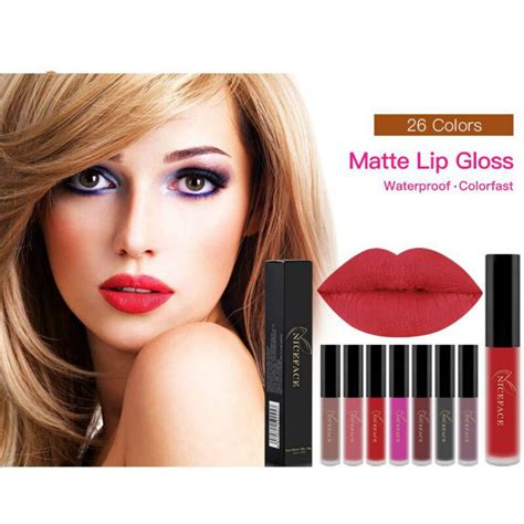 Matte Lip Gloss Sexy Long Lasting Waterproof Ultra Matte Liquid Lipstick Moisturizer Velvet