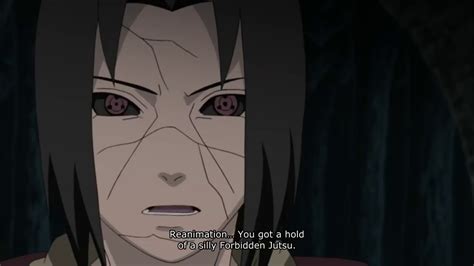 Naruto Shippuuden Sasuke Test His New Eyes Meet Reanimation Itachi