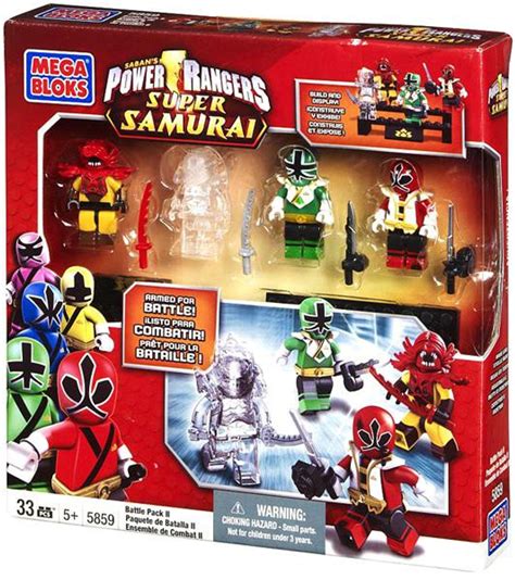 Mega Bloks Power Rangers Super Samurai Battle Pack Ii Exclusive Set