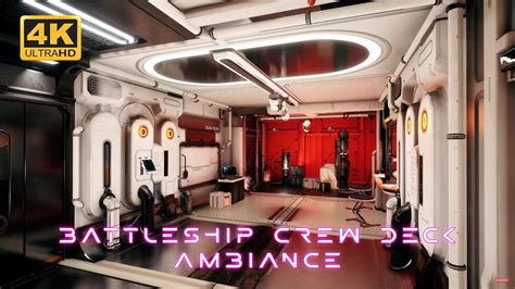 Spaceship Deck 3 Crew And Labs Area Sci Fi Ambiance For Sleep Study