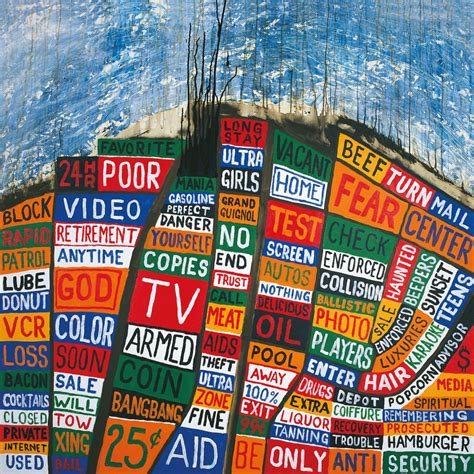 Radiohead Hail To The Thief Banner Huge 4x4 Ft Fabric Poster Tapestry