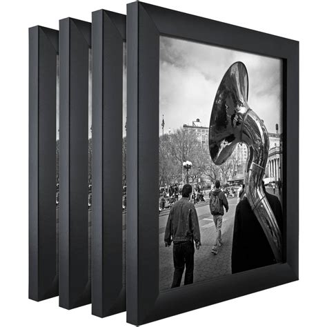 Craig Frames Contemporary Gallery Black Picture Frame Set Of 4