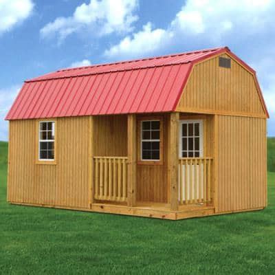 I was in the market for a cabin last year and spent alot of time looking at the dersken buildings. Treated Side Lofted Barn Cabin Available in 10', 12', 14 ...