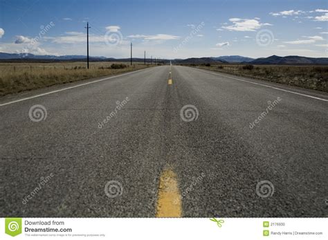 Open Highway Stock Photo Image Of Yellow Highway Empty 2176930