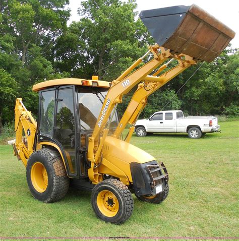 2005 John Deere 110 Tlb Tractor Loader Backhoe In Overbrook Ok Item