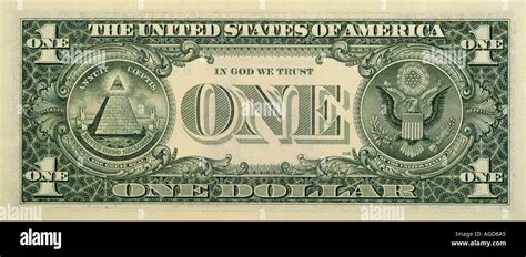 Dollar Bill Back Hi Res Stock Photography And Images Alamy