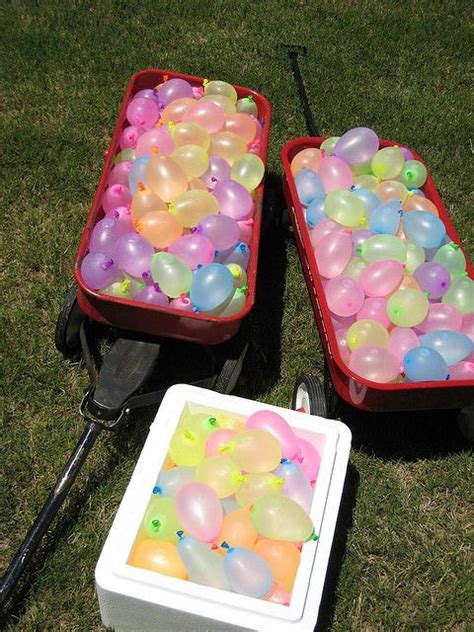 Genie lips grants your balloon wishes. 10 Wet & Wild Water Balloon Game Ideas | Water birthday ...