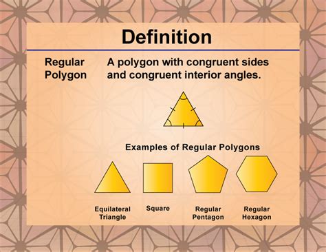 Definition Polygon Concepts Regular Polygon Media4Math