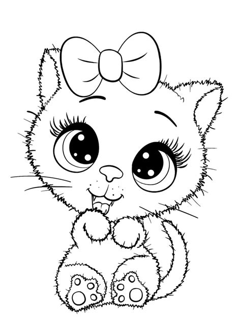 lingeriesdesign: Cute Cat Coloring Pages