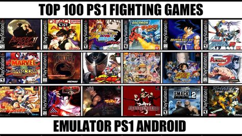 Top 100 Ps1 Fighting Games Of All Timebest Ps1 Gamesemulator Ps1
