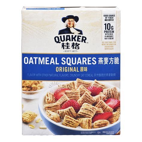 Quaker Oats Oatmeal Squares Original Ntuc Fairprice