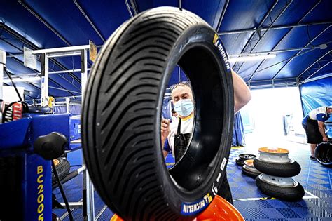 Michelin Ready For Demanding Aragón Circuit Round And Black